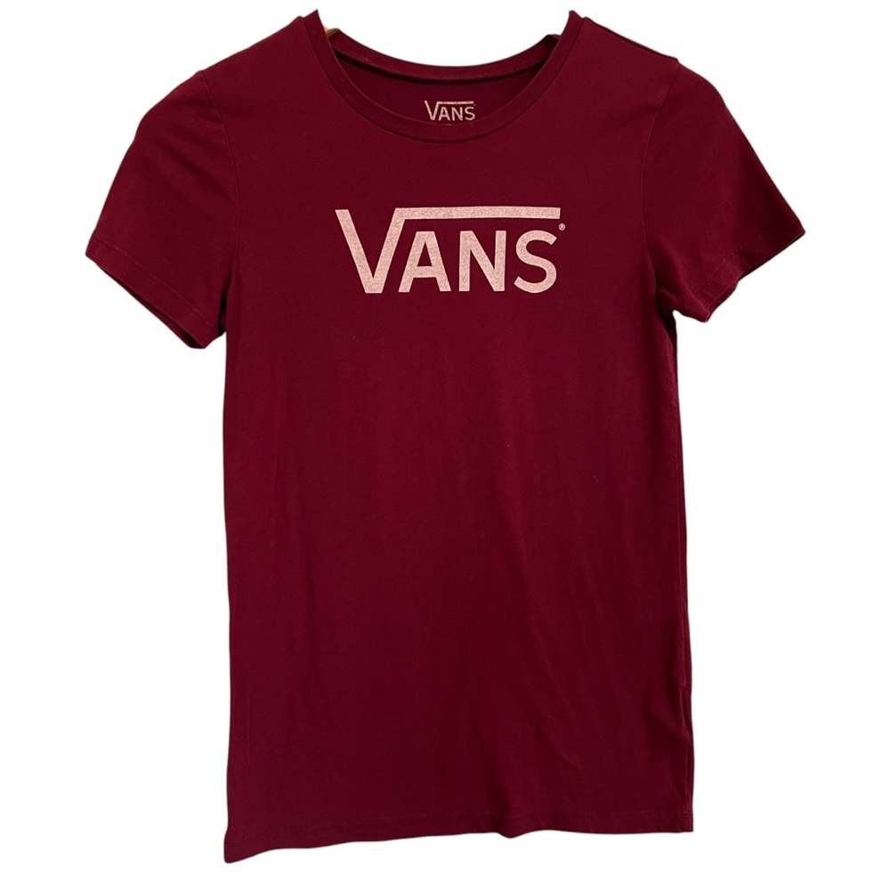Vans Burgundy Short Sleeve Tee